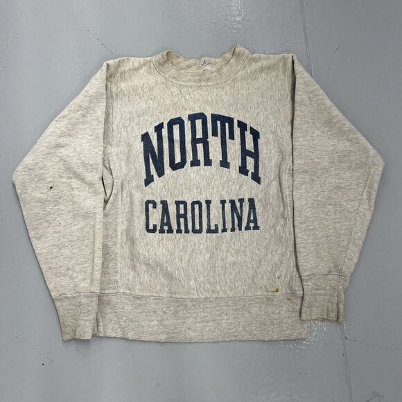 Vintage 80s University of North Carolina UNC Reverse Weave - Picture 1 of 4